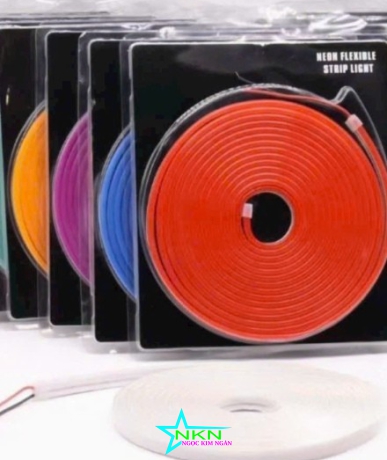 Led neon cuộn 5m không lộ bóng ( trắng – vàng trung tính)